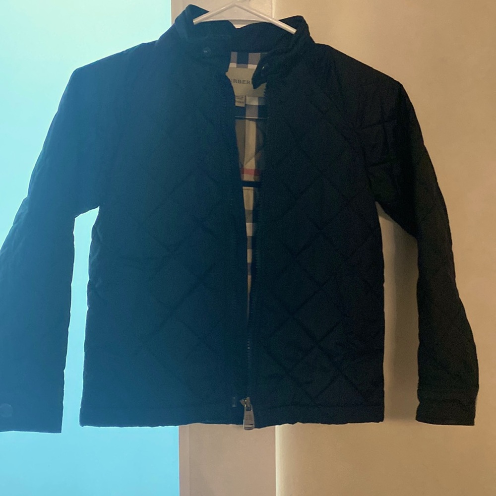 Authentic Burberry black 8Y boys/unisex jacket